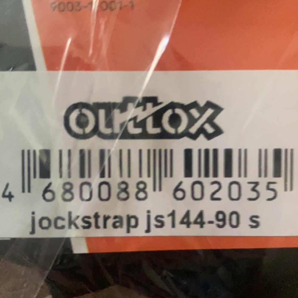 Outtox Black Low Rise Jockstrap  JS144-90-S - Picture 5 of 5